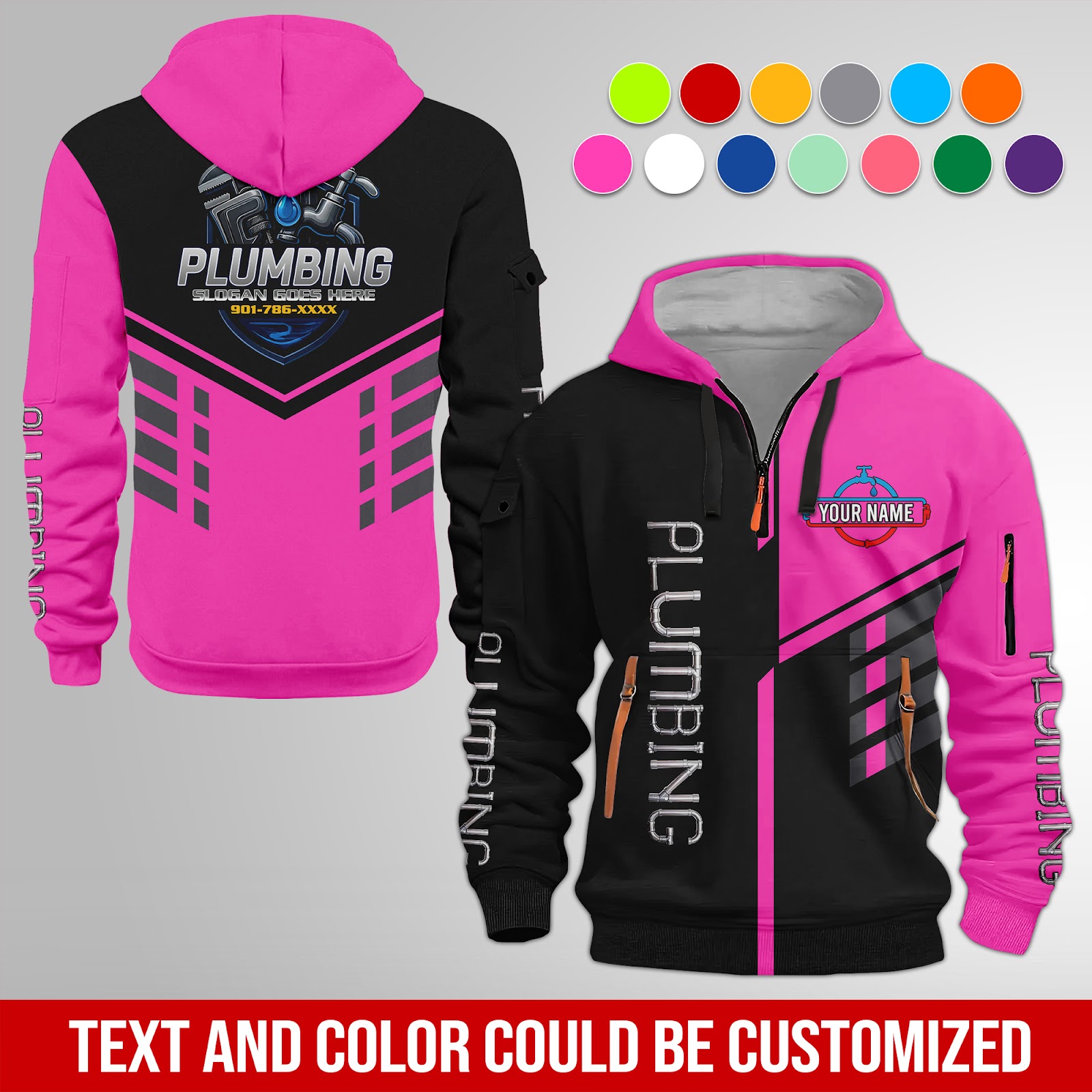 5750192-personalized-name-plumbing-3d-quarter-zip-hoodie-am407-7.jpg Personalized Plumbing 3D Quarter Zip Hoodie - photo 7
