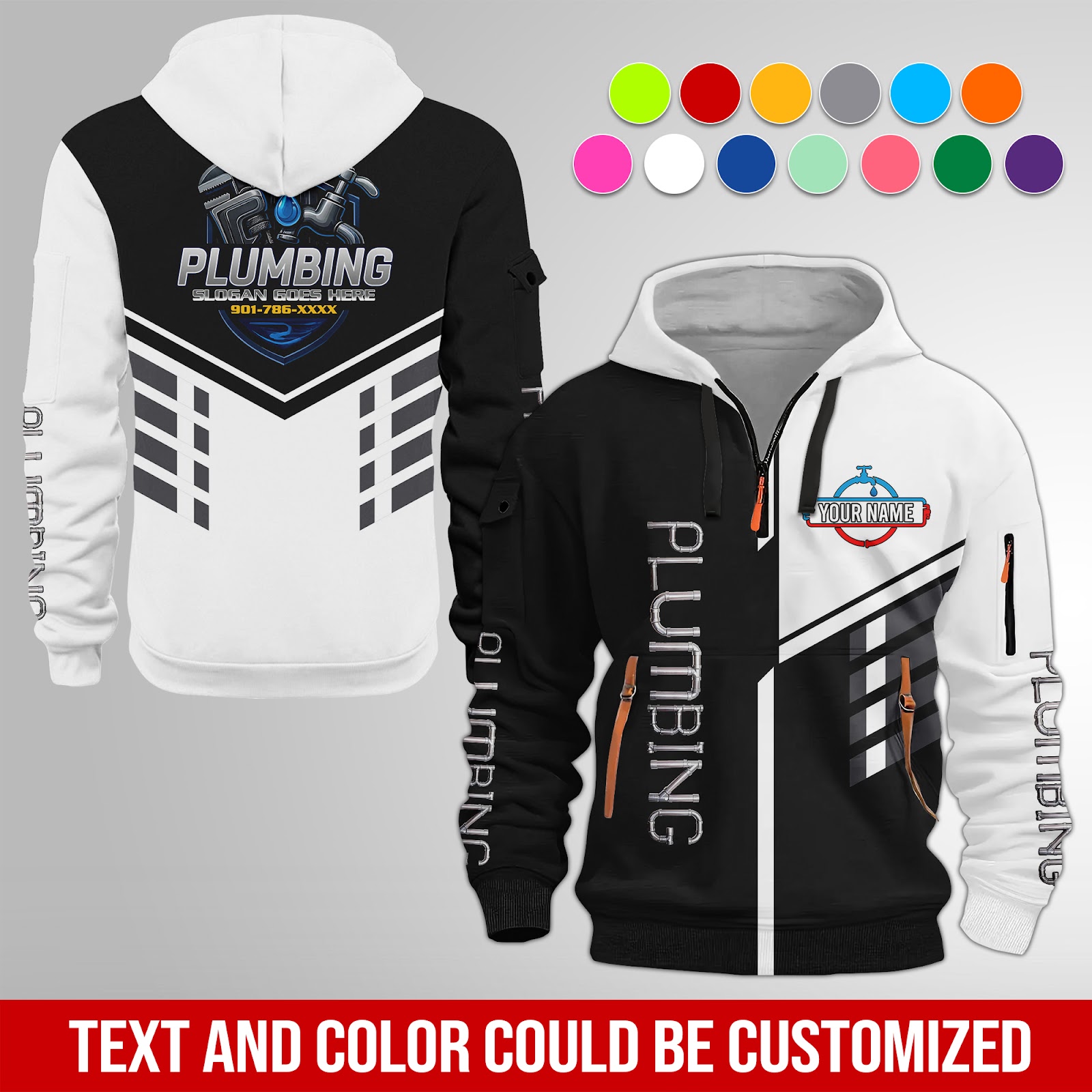5750192-personalized-name-plumbing-3d-quarter-zip-hoodie-am407-8.jpg Personalized Plumbing 3D Quarter Zip Hoodie - photo 8