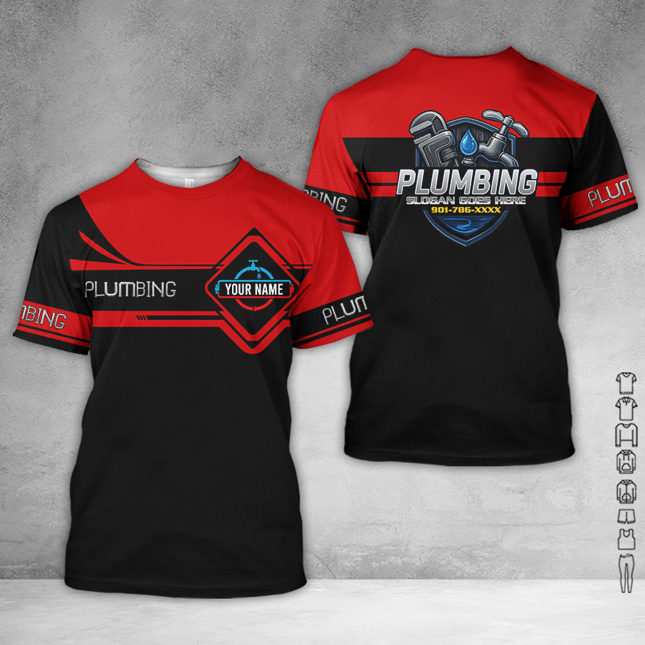 5750925-personalized-name-plumbing-3d-all-over-printed-clothes-am408-10.jpg Custom Plumbing 3D Hoodie - photo 10