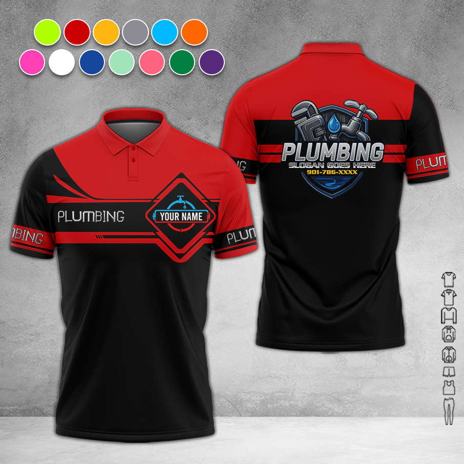5750925-personalized-name-plumbing-3d-all-over-printed-clothes-am408-11.jpg Custom Plumbing 3D Hoodie - photo 11