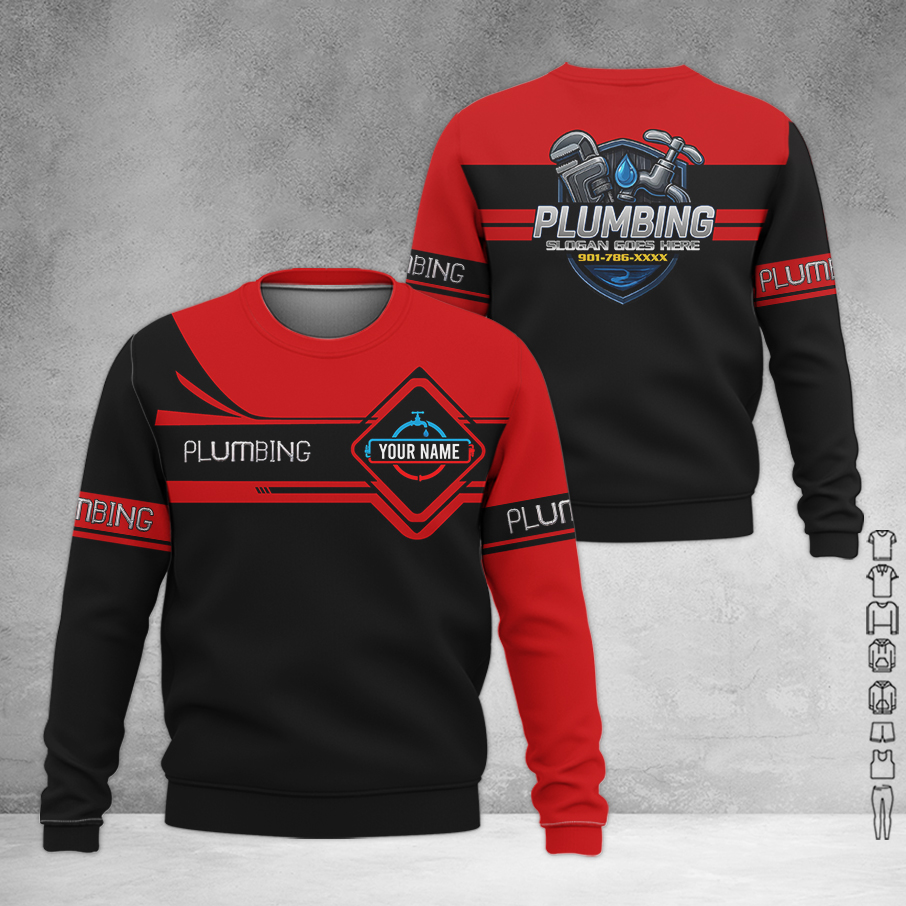 5750925-personalized-name-plumbing-3d-all-over-printed-clothes-am408-13.jpg Custom Plumbing 3D Hoodie - photo 13