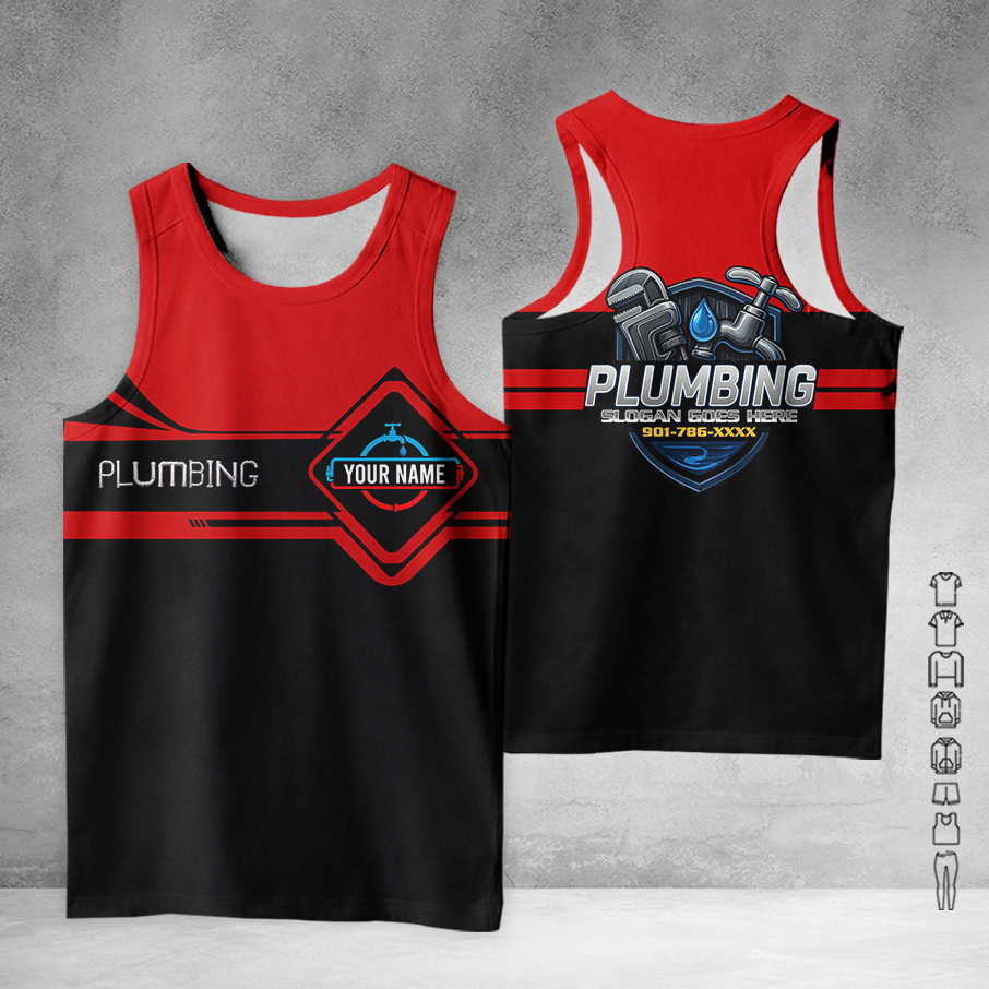 5750925-personalized-name-plumbing-3d-all-over-printed-clothes-am408-17.jpg Custom Plumbing 3D Hoodie - photo 17