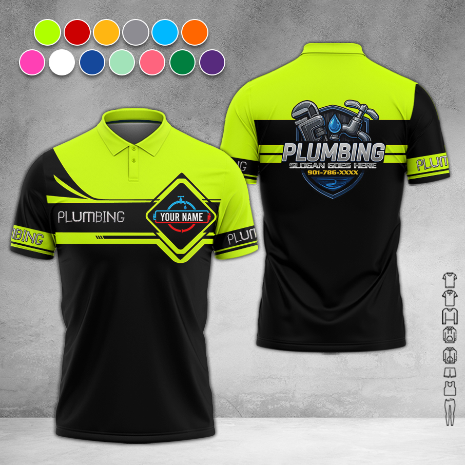 5750925-personalized-name-plumbing-3d-all-over-printed-clothes-am408-2.jpg Custom Plumbing 3D Hoodie - photo 2