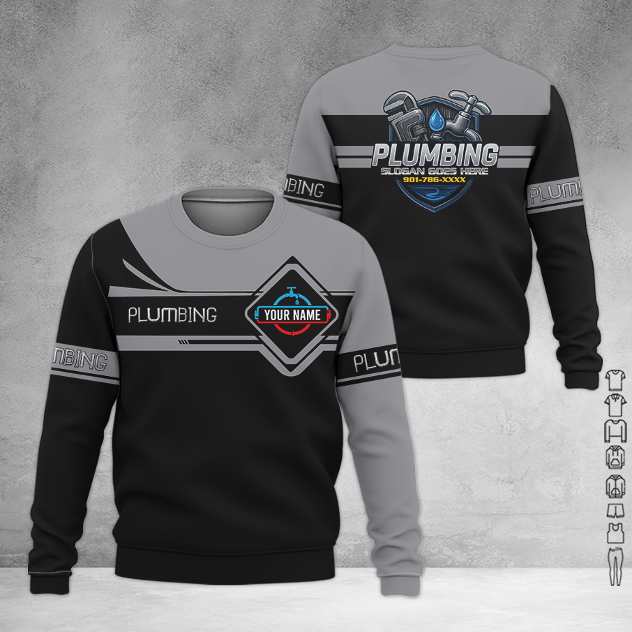5750925-personalized-name-plumbing-3d-all-over-printed-clothes-am408-31.jpg Custom Plumbing 3D Hoodie - photo 31