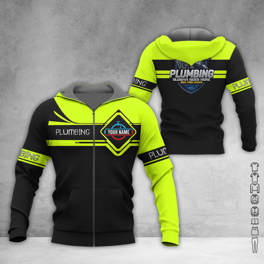 5750925-personalized-name-plumbing-3d-all-over-printed-clothes-am408-6.jpg Custom Plumbing 3D Hoodie - photo 6