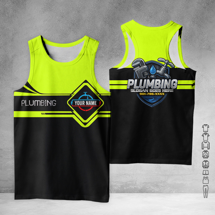 5750925-personalized-name-plumbing-3d-all-over-printed-clothes-am408-8.jpg Custom Plumbing 3D Hoodie - photo 8