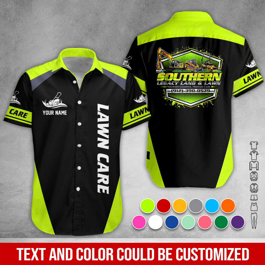 Custom Land & Lawn Service 3D Hoodie - photo 3