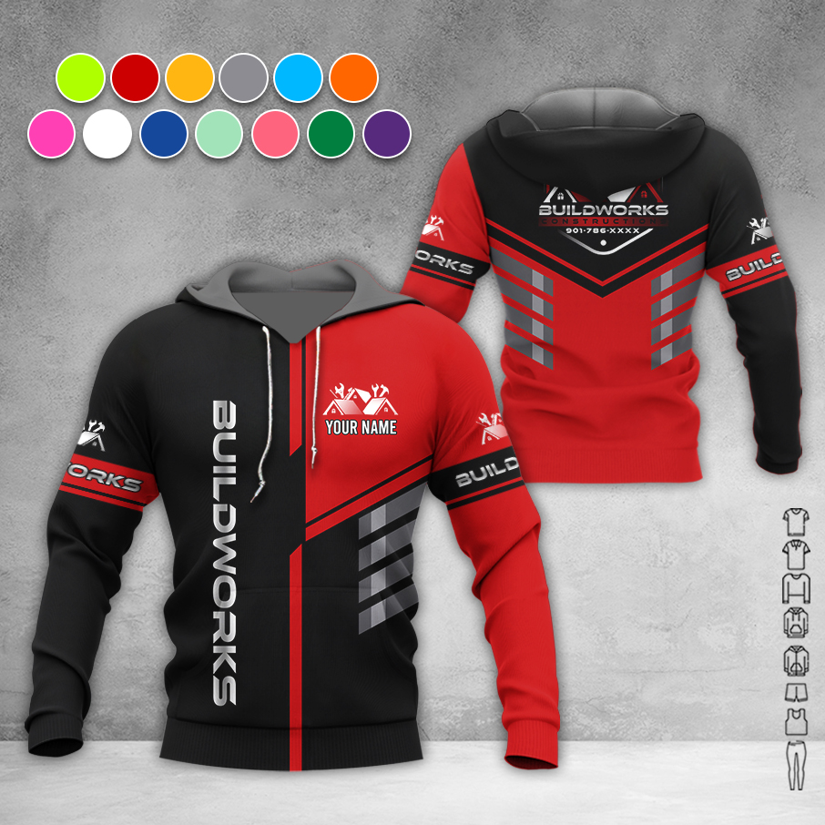 Custom Home Construction 3D Hoodie - photo 14