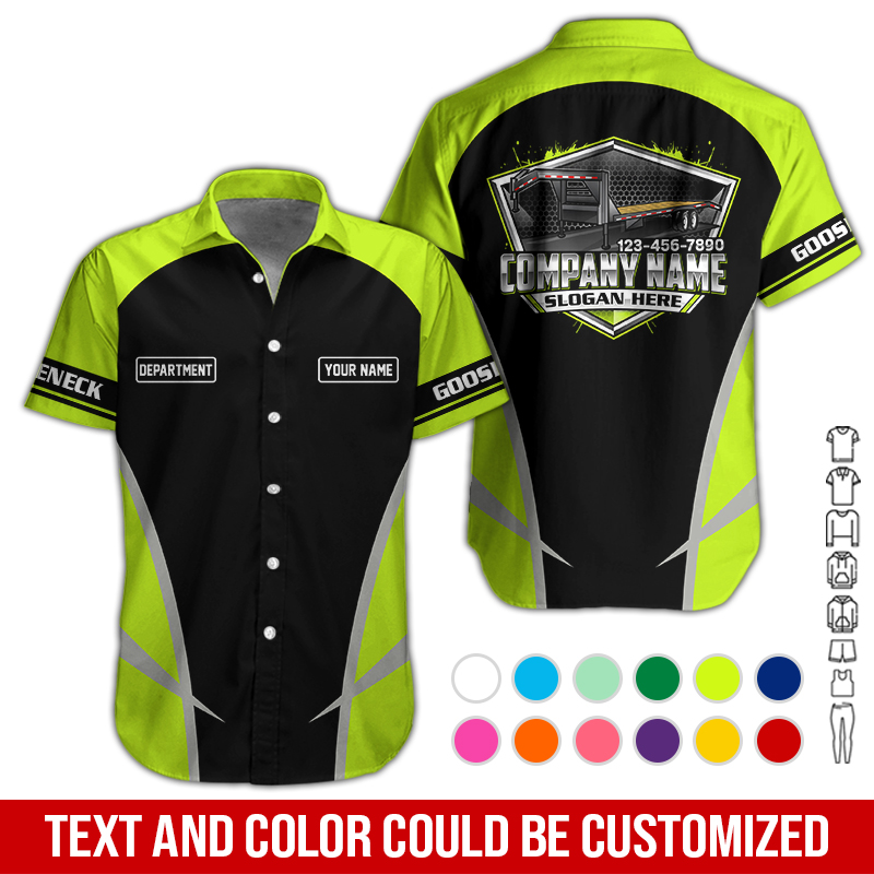 Custom Gooseneck Trailer 3D Hoodie - photo 3
