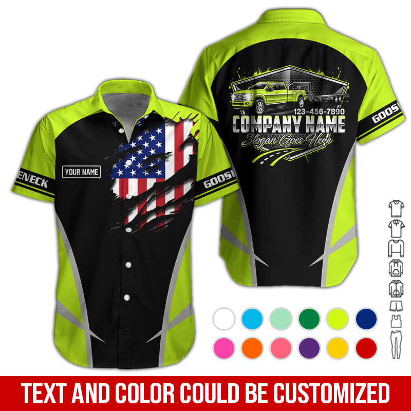 Custom Gooseneck Trailer 3D Hoodie - photo 3