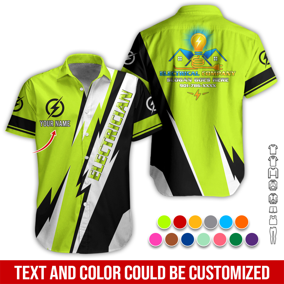Custom Electrician 3D All Over Printed Clothess - photo 3