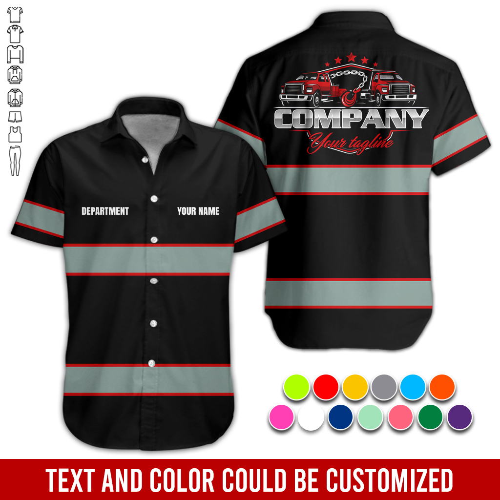 5781197-personalized-name-and-color-tow-truck-uniform-all-over-printed-clothes-op422-12.jpg Custom Tow Truck Uniform Hoodie - photo 12