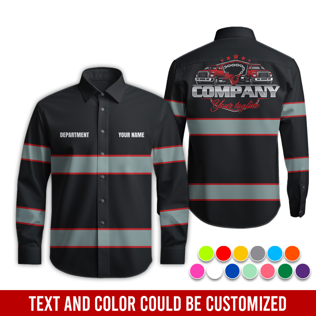 5781197-personalized-name-and-color-tow-truck-uniform-all-over-printed-clothes-op422-16.jpg Custom Tow Truck Uniform Hoodie - photo 16