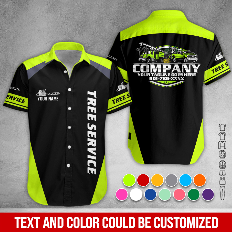 Personalized Tree Service 3D Work Uniform - photo 3