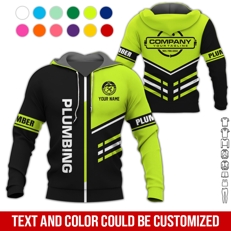 5786976-personalized-name-plumbing-3d-all-over-printed-clothes-au779-5.jpg Custom Plumbing 3D Hoodie - photo 5