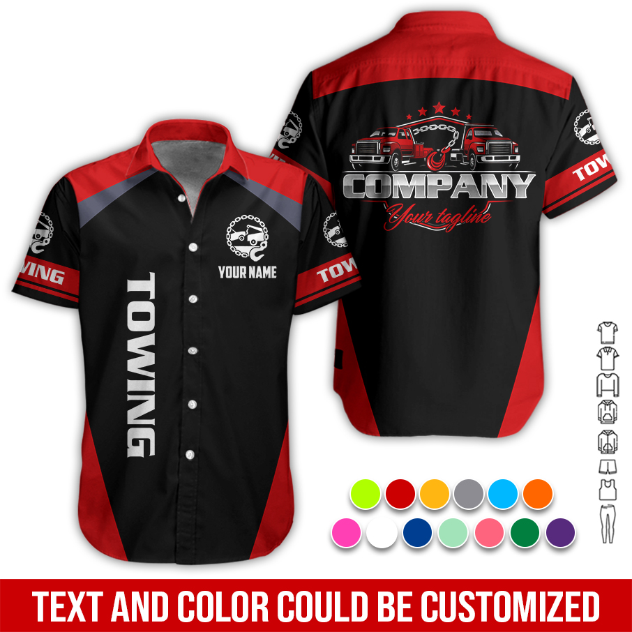 Custom Tow Truck Uniform 3D Hoodie - photo 12
