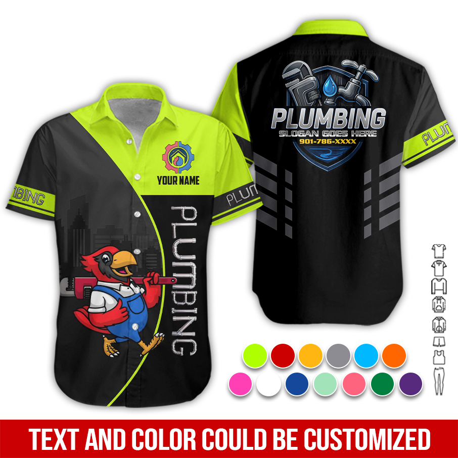 Custom Plumbing 3D Hoodie - photo 3