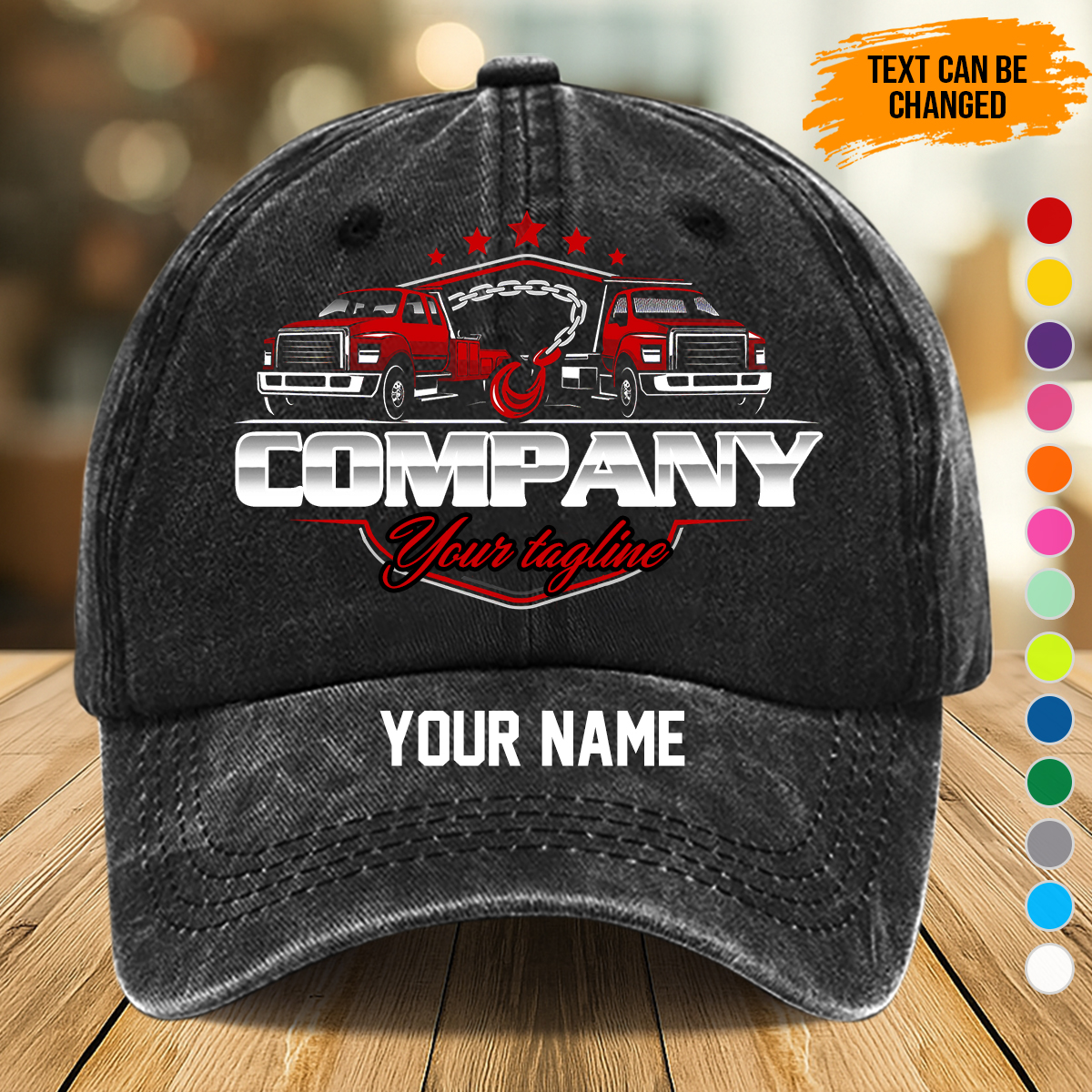 Custom Car Service Logo Truck 2D Printed Baseball - photo 2