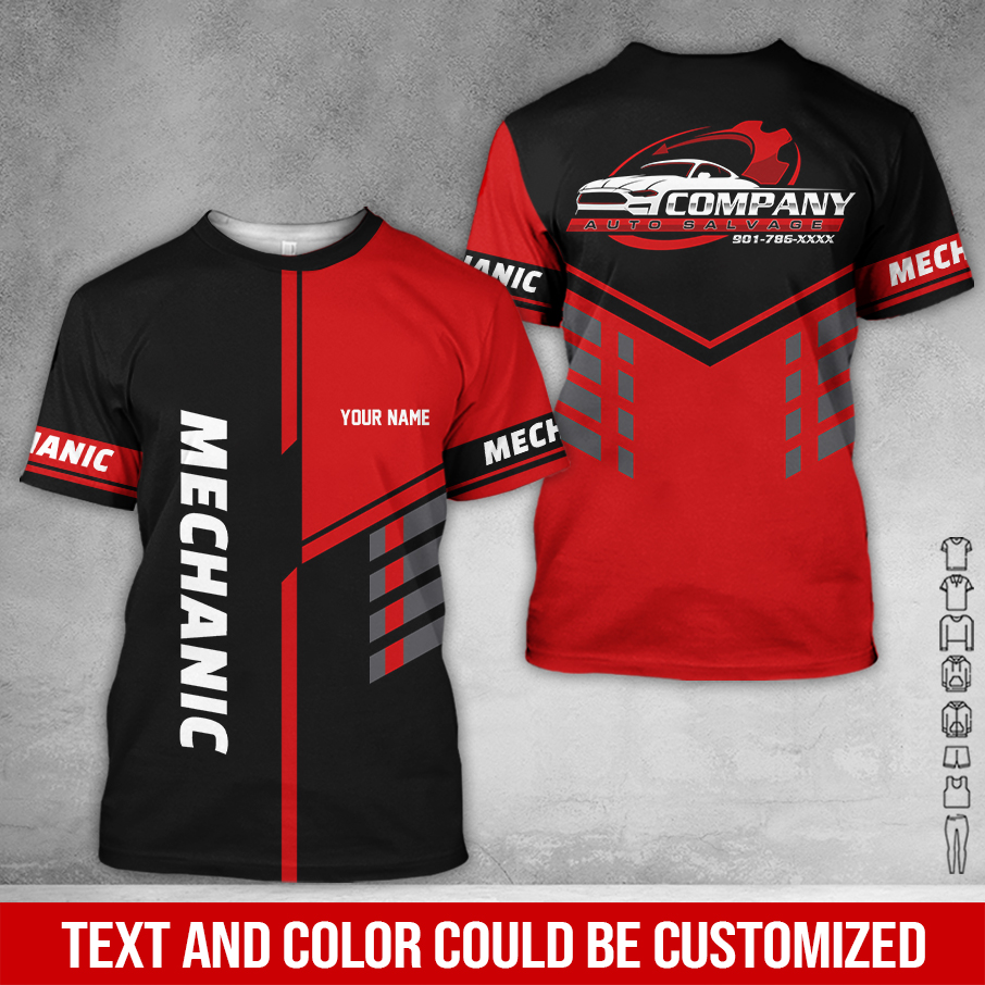 5815964-customized-text-mechanic-3d-all-over-printed-clothes-am469-10.jpg Custom Text Mechanic 3D Hoodie - photo 10