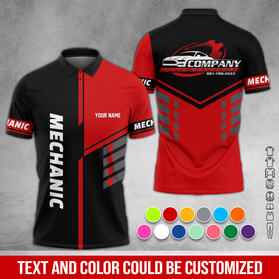 5815964-customized-text-mechanic-3d-all-over-printed-clothes-am469-11.jpg Custom Text Mechanic 3D Hoodie - photo 11