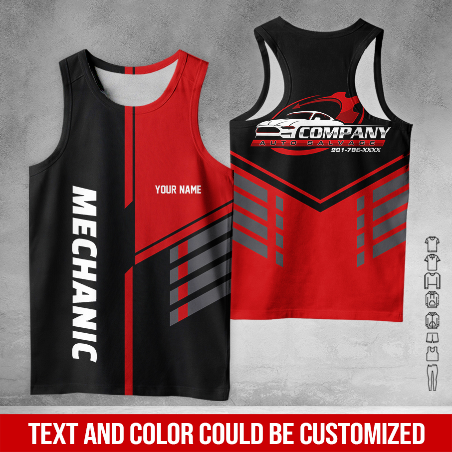 5815964-customized-text-mechanic-3d-all-over-printed-clothes-am469-17.jpg Custom Text Mechanic 3D Hoodie - photo 17
