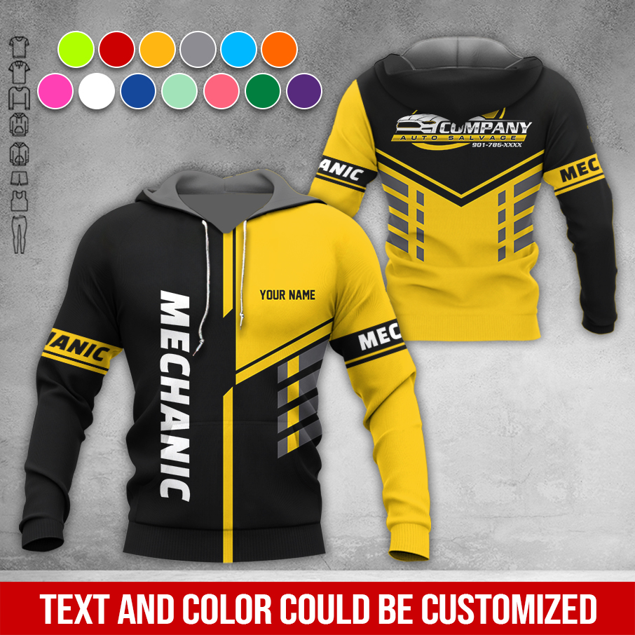 5815964-customized-text-mechanic-3d-all-over-printed-clothes-am469-23.jpg Custom Text Mechanic 3D Hoodie - photo 23