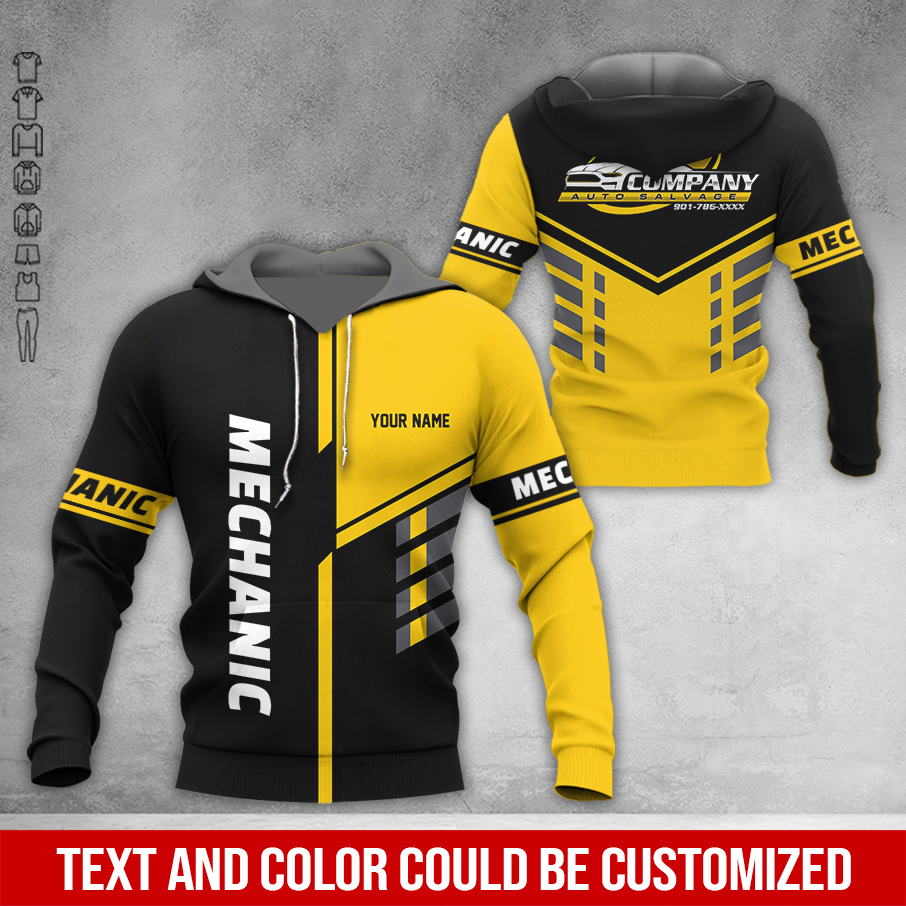 5815964-customized-text-mechanic-3d-all-over-printed-clothes-am469-24.jpg Custom Text Mechanic 3D Hoodie - photo 24