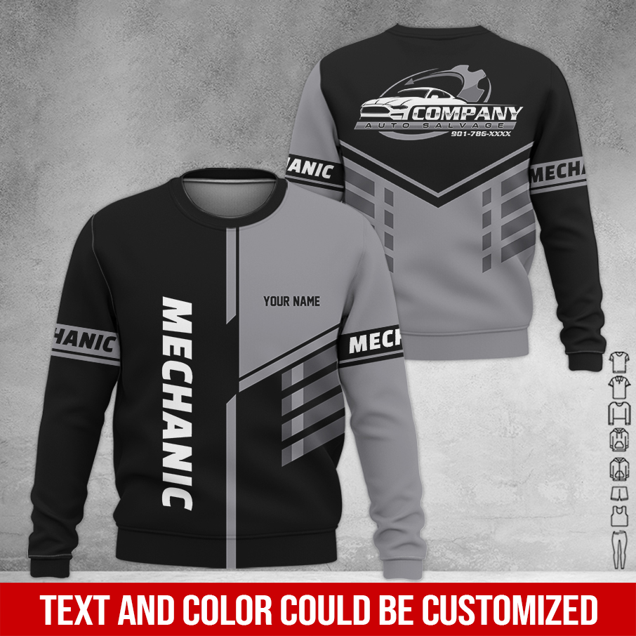 5815964-customized-text-mechanic-3d-all-over-printed-clothes-am469-31.jpg Custom Text Mechanic 3D Hoodie - photo 31