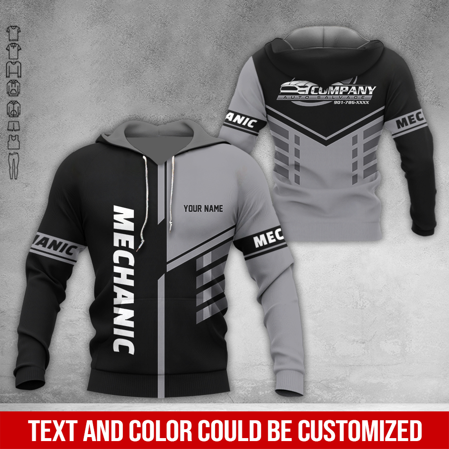 5815964-customized-text-mechanic-3d-all-over-printed-clothes-am469-33.jpg Custom Text Mechanic 3D Hoodie - photo 33