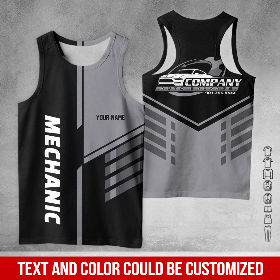 5815964-customized-text-mechanic-3d-all-over-printed-clothes-am469-35.jpg Custom Text Mechanic 3D Hoodie - photo 35
