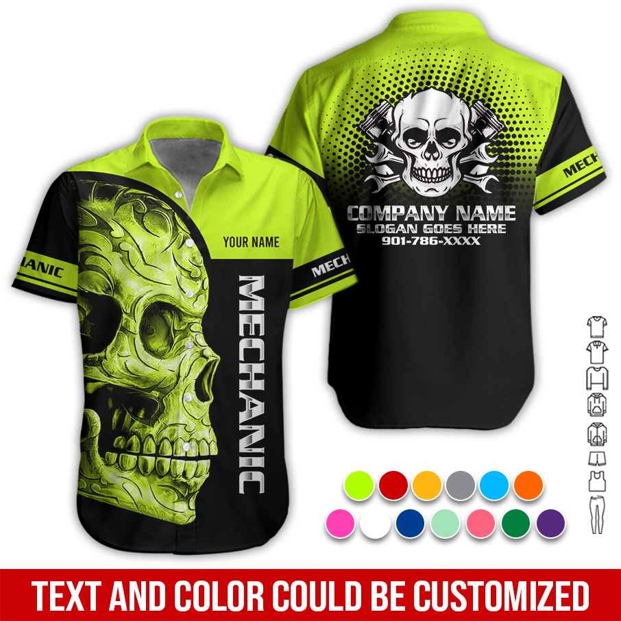 Custom Name and Color Mechanic Uniform Hoodie - photo 3