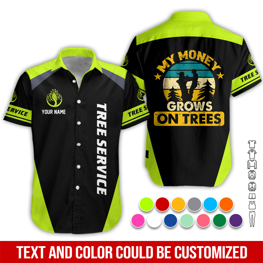 Custom My Money Grows on Trees 3D Hoodie - photo 3