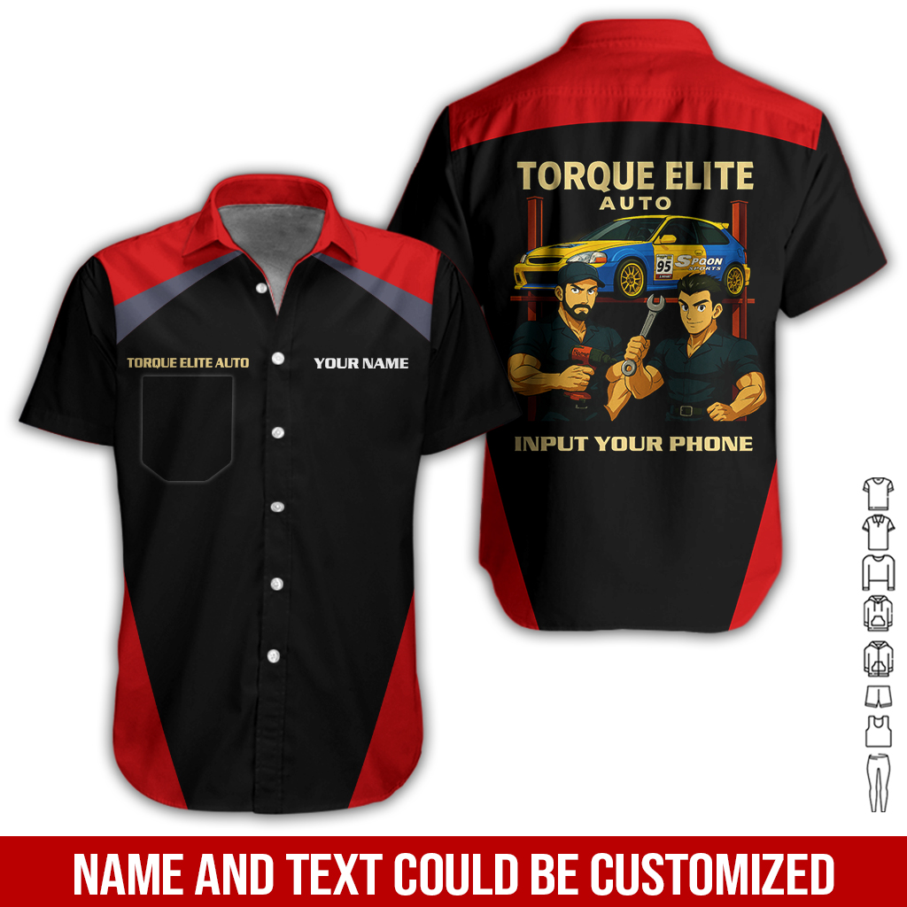 Pocket Custom Text Mechanic 3D Hoodie - photo 3