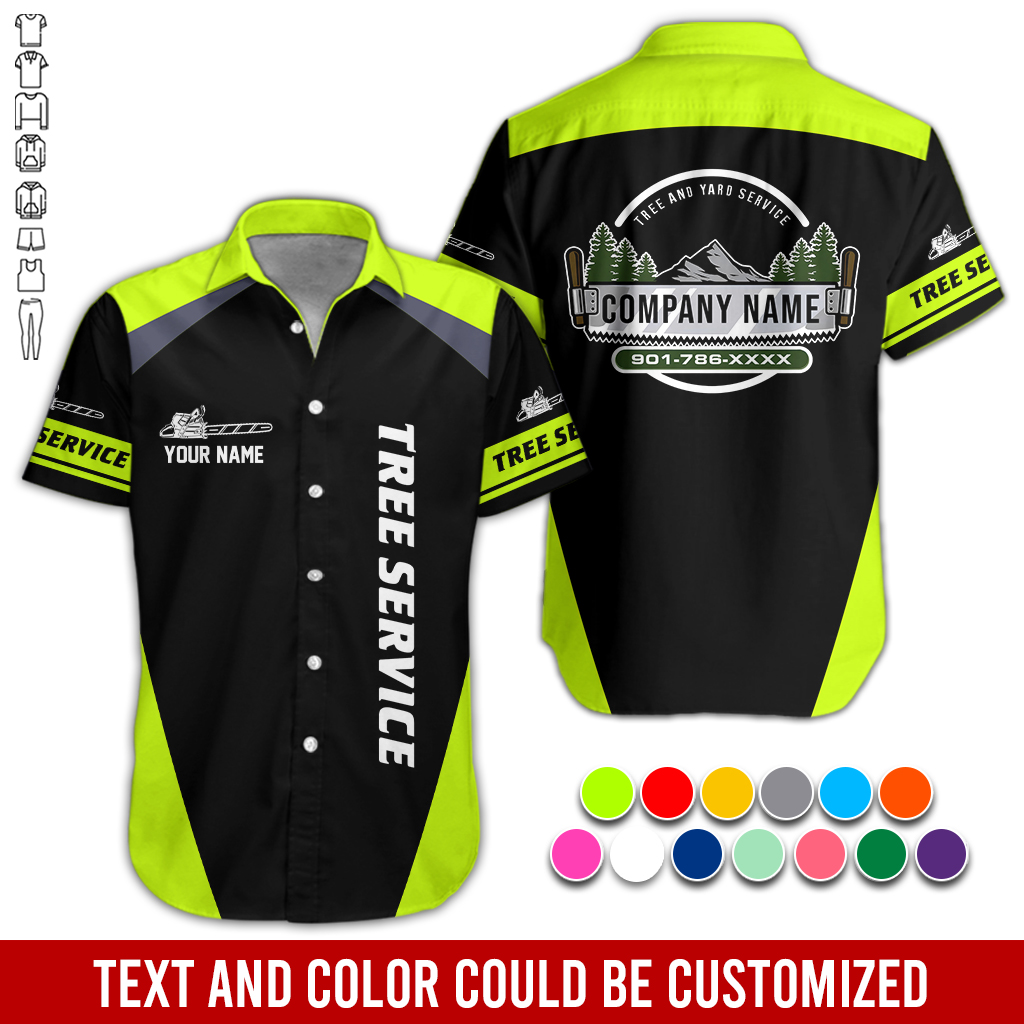 Custom Text Tree Service 3D Hoodie - photo 3