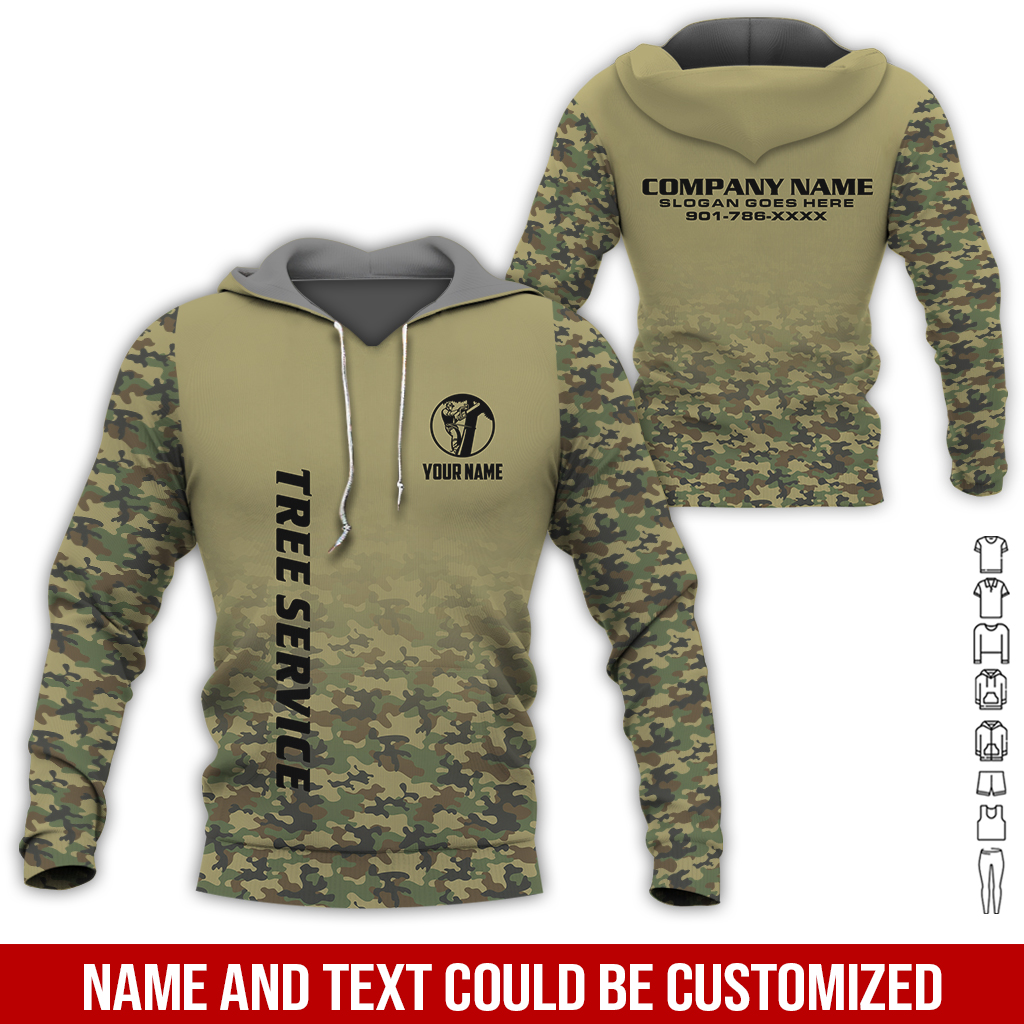 Custom Tree Service 3D Hoodie - photo 5