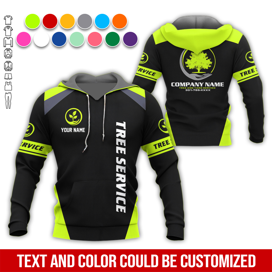 Custom Tree Service 3D Hoodie - photo 5