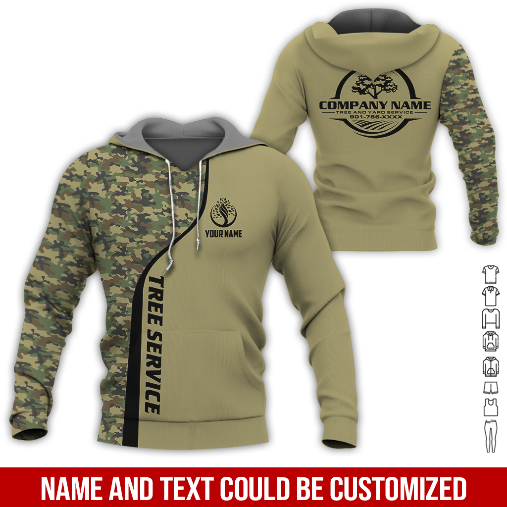 Custom Tree Service 3D Hoodie - photo 5