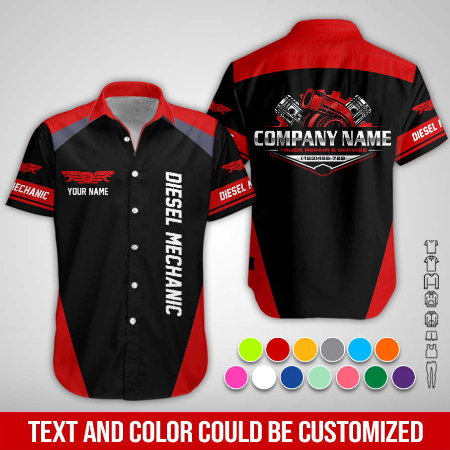 5845707-customized-text-and-diesel-mechanic-uniform-3d-all-over-printed-clothes-am512-12.jpg Custom Text and Diesel Mechanic Uniform 3D Hoodie - photo 12