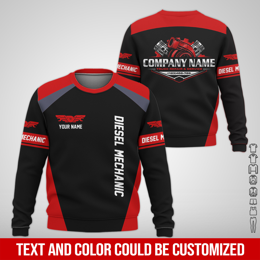 5845707-customized-text-and-diesel-mechanic-uniform-3d-all-over-printed-clothes-am512-13.jpg Custom Text and Diesel Mechanic Uniform 3D Hoodie - photo 13