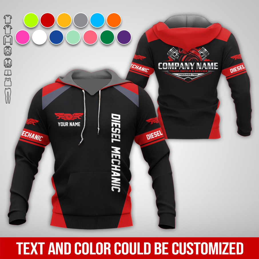 5845707-customized-text-and-diesel-mechanic-uniform-3d-all-over-printed-clothes-am512-14.jpg Custom Text and Diesel Mechanic Uniform 3D Hoodie - photo 14