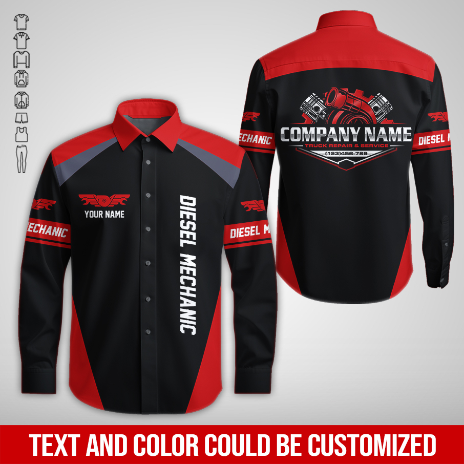 5845707-customized-text-and-diesel-mechanic-uniform-3d-all-over-printed-clothes-am512-16.jpg Custom Text and Diesel Mechanic Uniform 3D Hoodie - photo 16