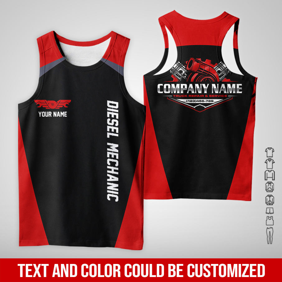5845707-customized-text-and-diesel-mechanic-uniform-3d-all-over-printed-clothes-am512-17.jpg Custom Text and Diesel Mechanic Uniform 3D Hoodie - photo 17