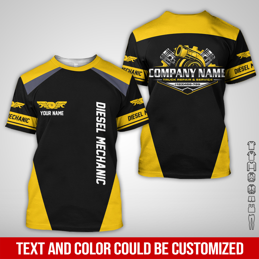 5845707-customized-text-and-diesel-mechanic-uniform-3d-all-over-printed-clothes-am512-19.jpg Custom Text and Diesel Mechanic Uniform 3D Hoodie - photo 19