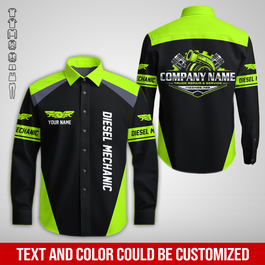 5845707-customized-text-and-diesel-mechanic-uniform-3d-all-over-printed-clothes-am512-7.jpg Custom Text and Diesel Mechanic Uniform 3D Hoodie - photo 7