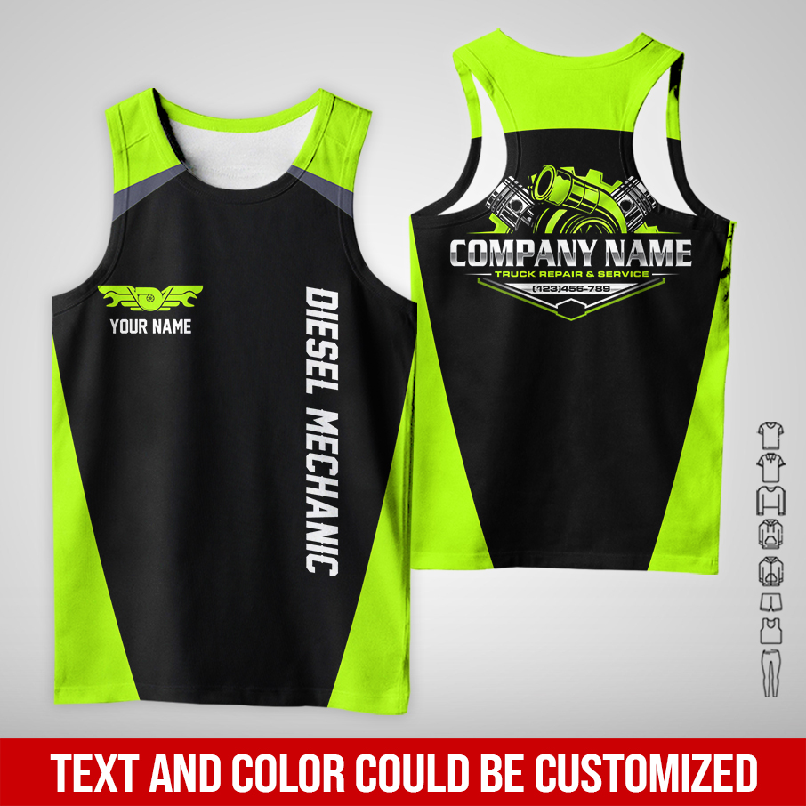 5845707-customized-text-and-diesel-mechanic-uniform-3d-all-over-printed-clothes-am512-8.jpg Custom Text and Diesel Mechanic Uniform 3D Hoodie - photo 8