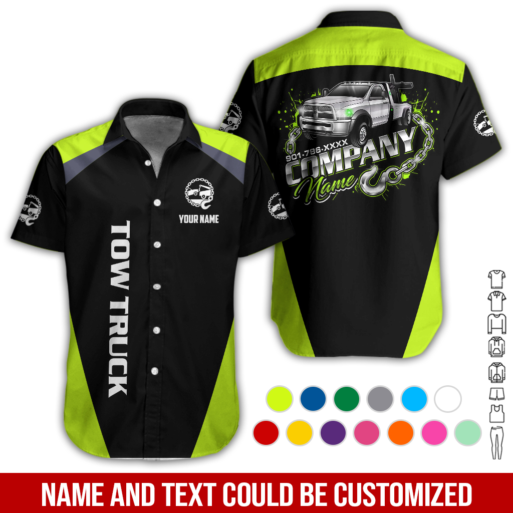 Custom Tow Truck Uniform 3D Hoodie - photo 3