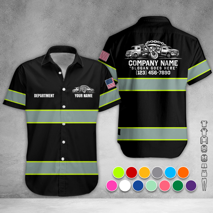 Custom Tow Truck Uniform 3D Hoodie - photo 3