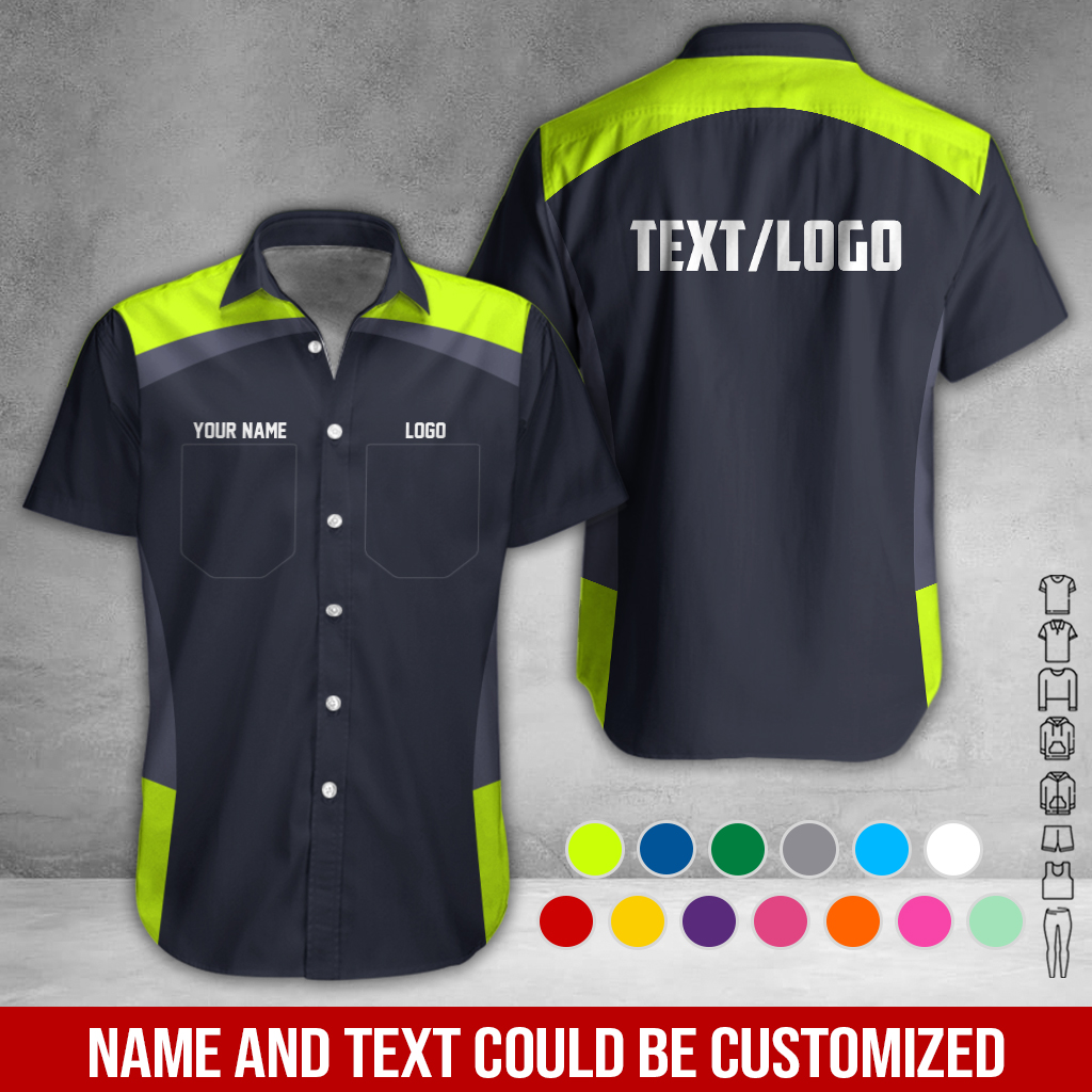 Pocket – Custom Text and Logo Mechanic Uniform 3D - photo 3
