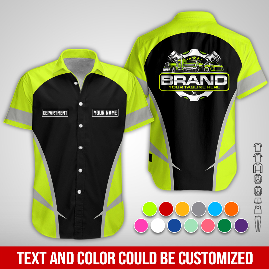 Custom Text and Logo Mechanic Uniform 3D Hoodie - photo 3