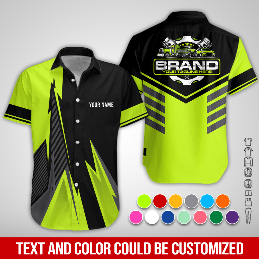 Custom Text and Logo Mechanic Uniform 3D Hoodie - photo 3